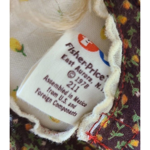 Fisher Price My Friend Mandy Doll 1978 211 20141 Toy Vinyl Cloth 16 Tall - Picture 4 of 5